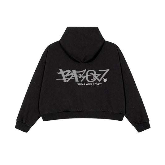 "WYS" BOXY FIT HOODIE
